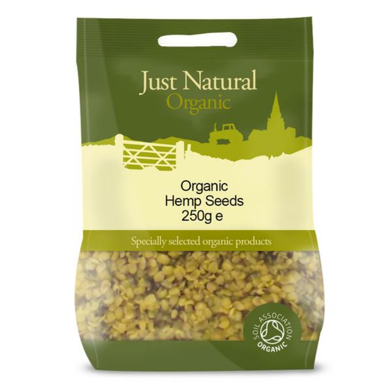 Dehulled Hemp Seeds 250g, Organic (Just Natural Organic)