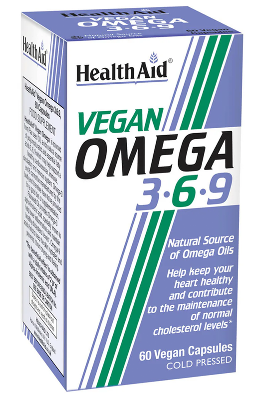 Vegan Omega 3-6-9, 60caps (Health Aid)