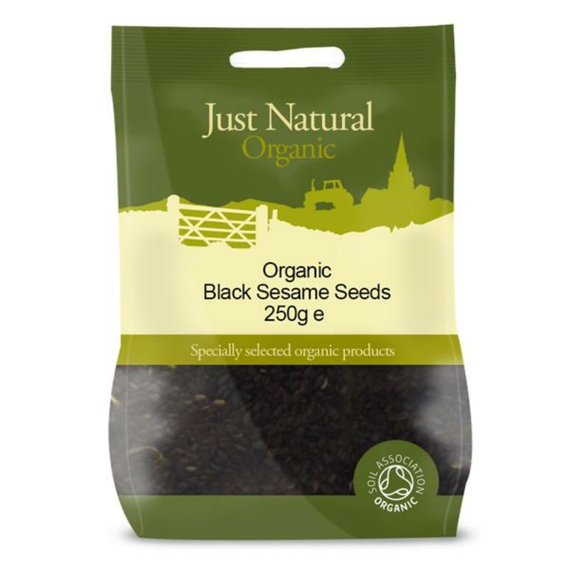 Black Sesame Seeds 250g, Organic (Just Natural Organic)