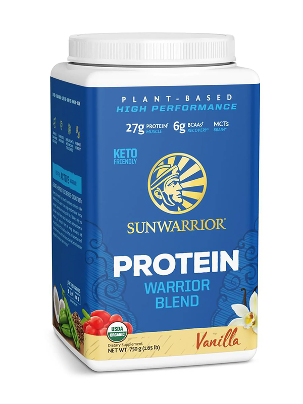 Warrior Blend Protein Powder Vanilla Flavour, Organic 750g (Sunwarrior)