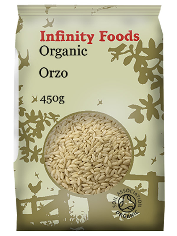 Orzo [from Durum Wheat], Organic 450g (Infinity Foods)