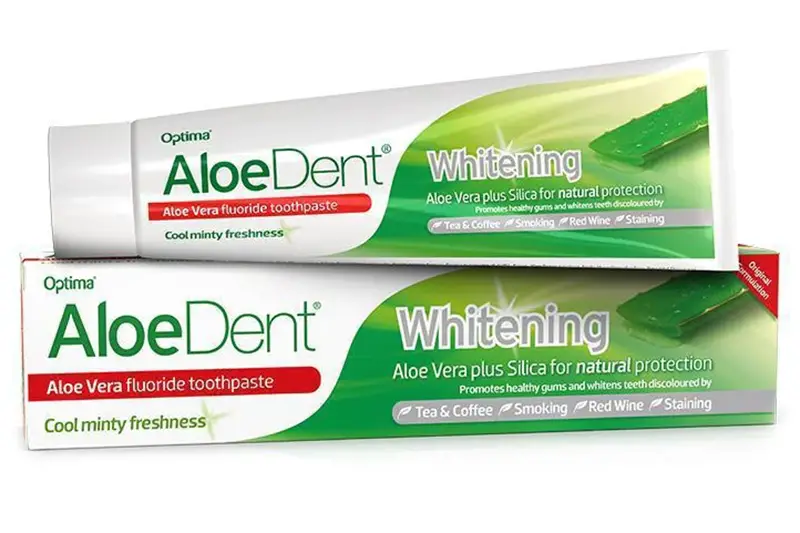 Whitening Fluoride Toothpaste 100ml (Aloe Dent) | Healthy Supplies