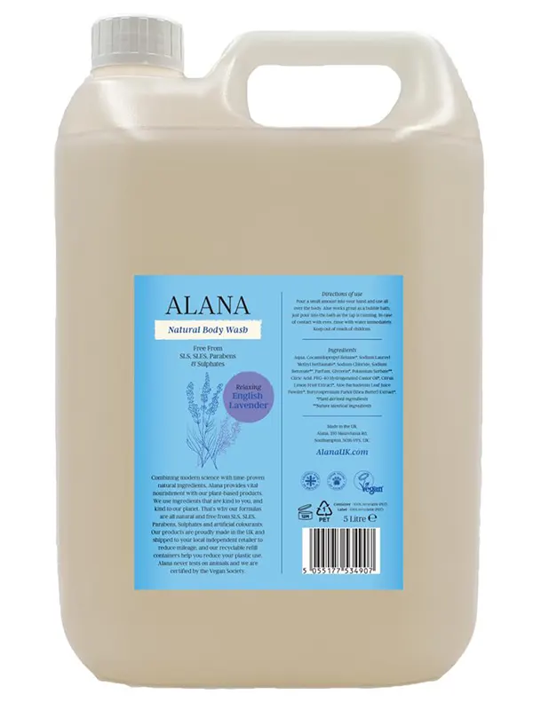 English Lavender Body Wash 5L (Alana)