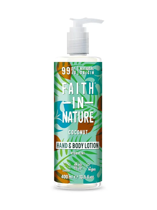 Coconut Hand and Body Lotion 400ml (Faith In Nature)