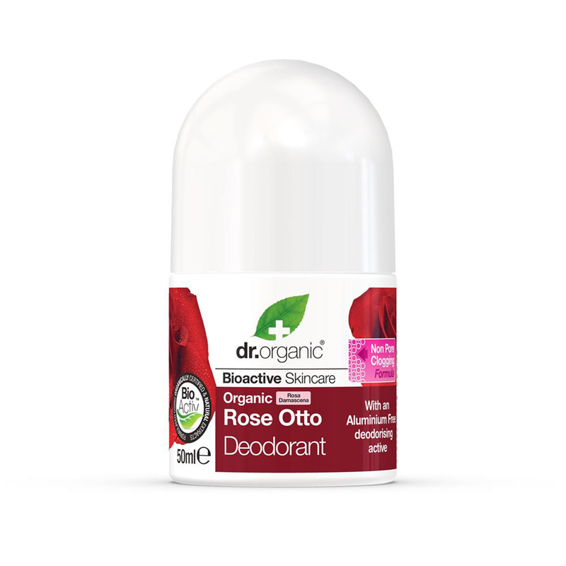 Organic Rose Otto Deodorant 50ml (Dr Organic)