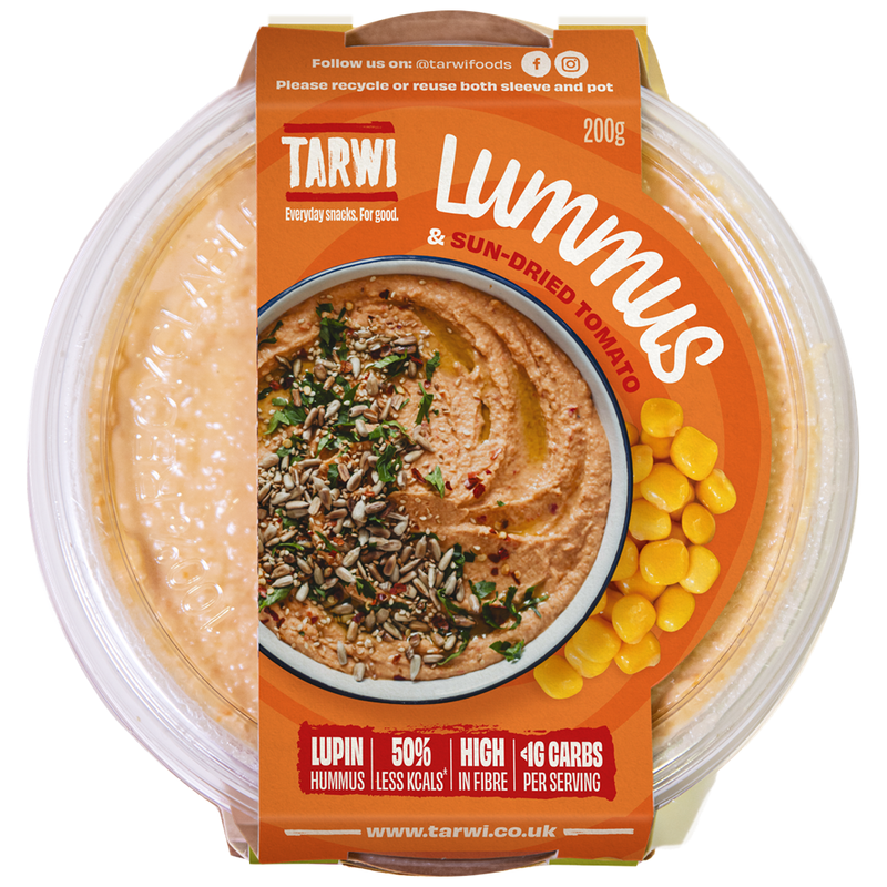 Lummus with Sun-dried Tomato 200g (Tarwi Foods)