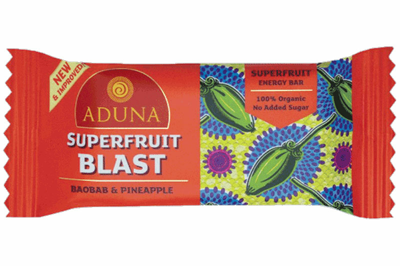 Superfruit Blast Energy Bar, Organic 40g (Aduna)