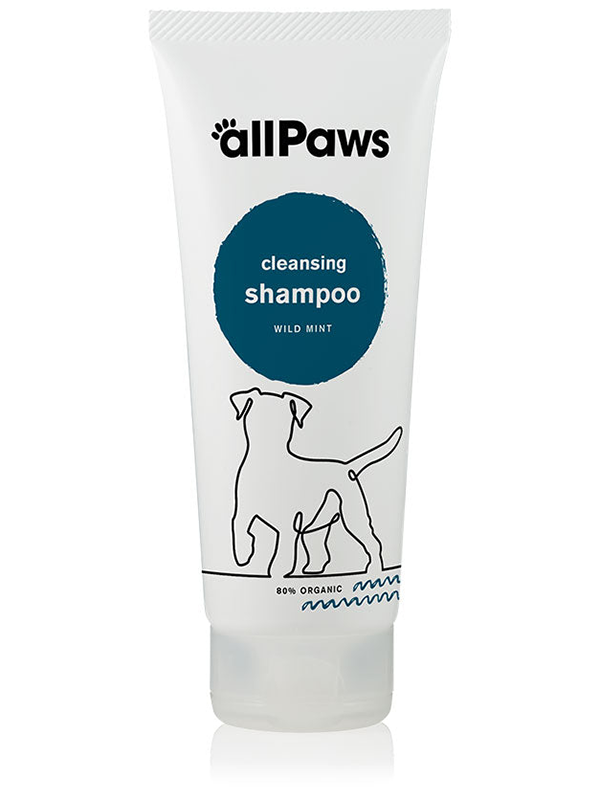 Organic Wild Mint Cleansing Dog Shampoo 200ml (allPaws by Green People)