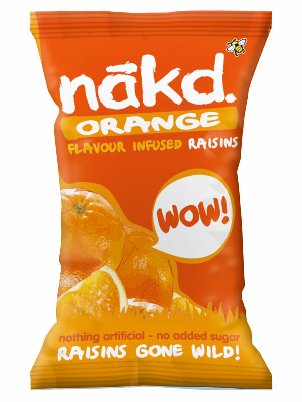 Orange infused Raisins 25g (Nakd)