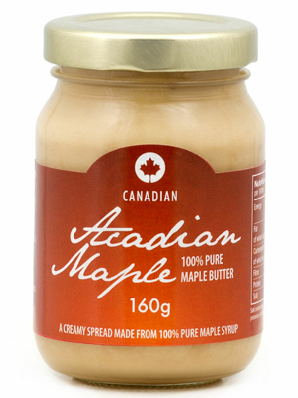 Pure Maple Butter 160g (Acadian Maple) Healthy Supplies