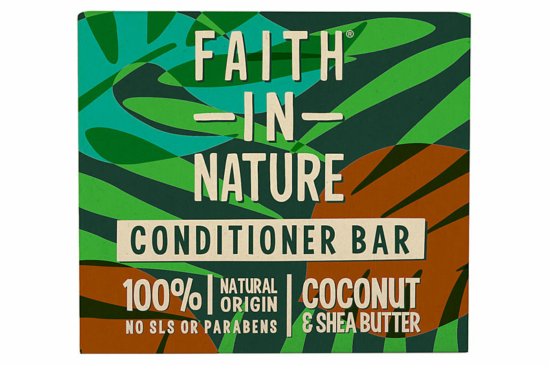 Coconut & Shea Conditioner Bar 85g (Faith in Nature)