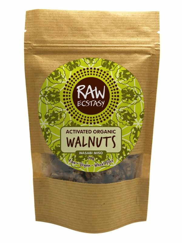 Activated Walnuts with Wasabi Miso 70g (Raw Ecstasy)