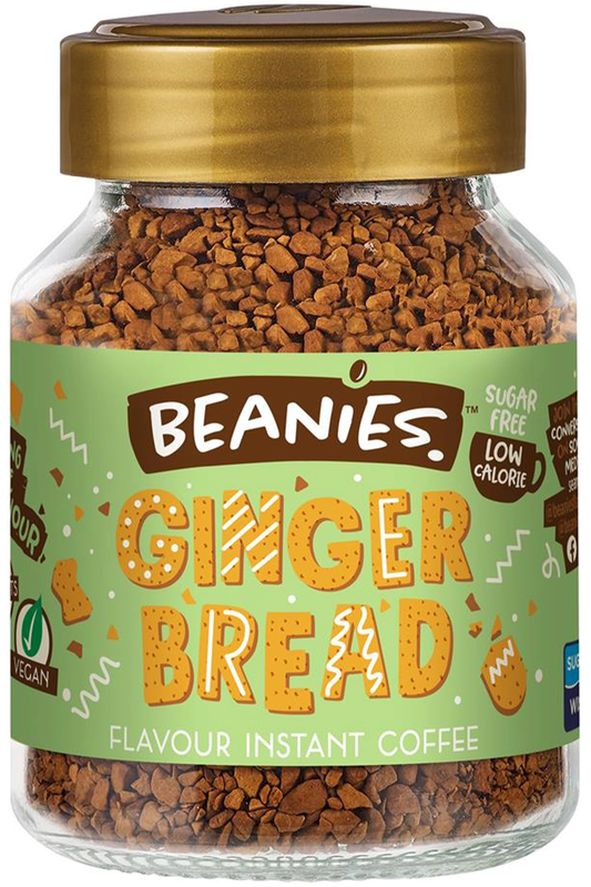 Gingerbread Flavoured Instant Coffee, 50g (Beanies Coffee)