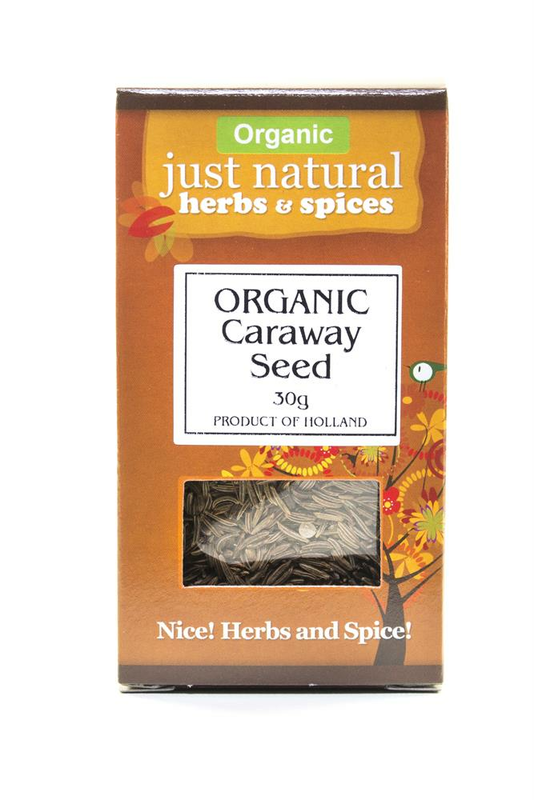Caraway Seed 30g, Organic (Just Natural Herbs)