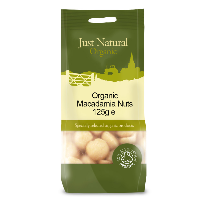 Macadamia Nuts 125g, Organic (Just Natural Organic)