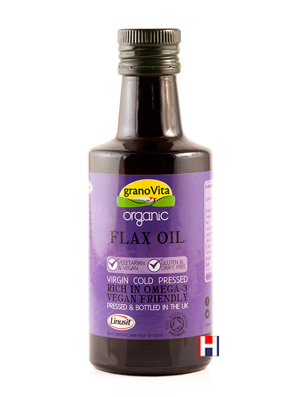 Flax Oil - Organic, 260ml (Granovita) | Healthy Supplies
