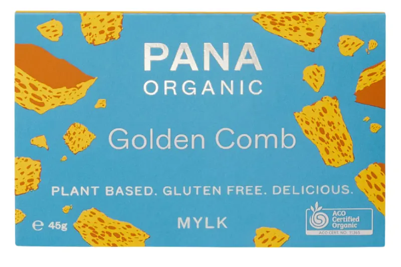 Organic Golden Comb Mylk Bar 45g (Pana Chocolate)