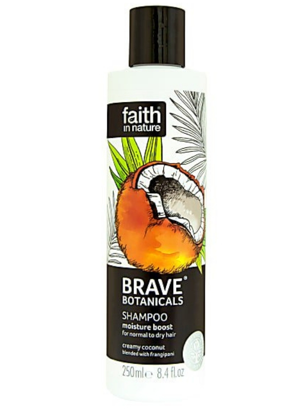 Brave Botanicals Shampoo Coconut & Frangipani 250ml (Faith in Nature)