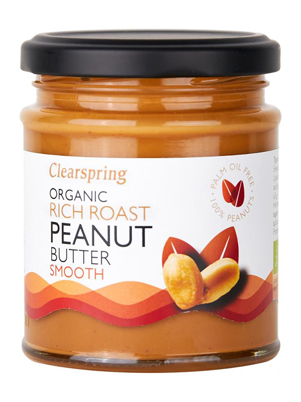 Organic Rich Roast Smooth Peanut Butter 170g (Clearspring)