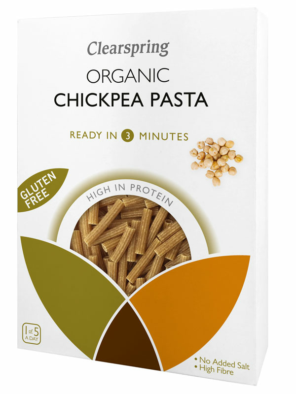 Chickpea Sedanini Pasta, Organic 250g (Clearspring)