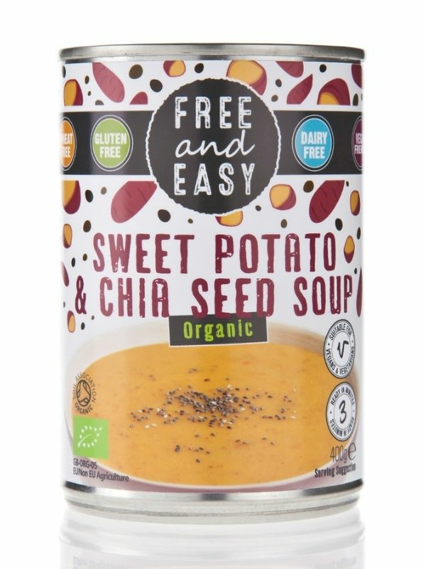 Organic Free & Easy Sweet Potato & Chia Seed Soup 400g (Free & Easy)