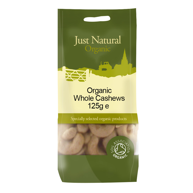 Cashews Whole 125g, Organic (Just Natural Organic)
