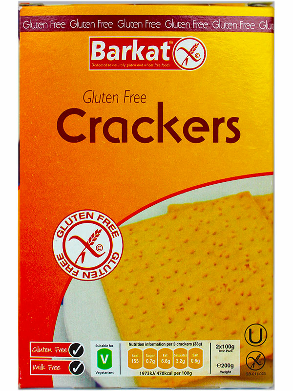 Crackers, Gluten-Free 200g (Barkat)
