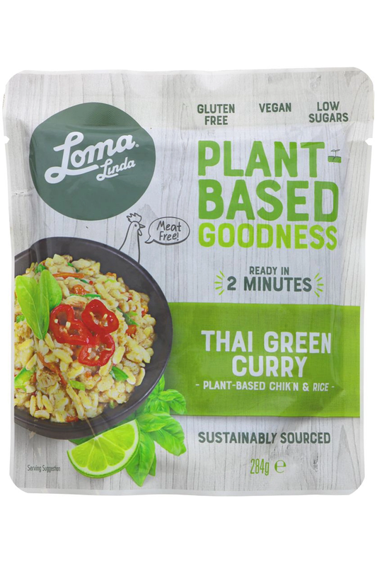 Thai Green Curry Ready Meal 284g (Linda Loma)