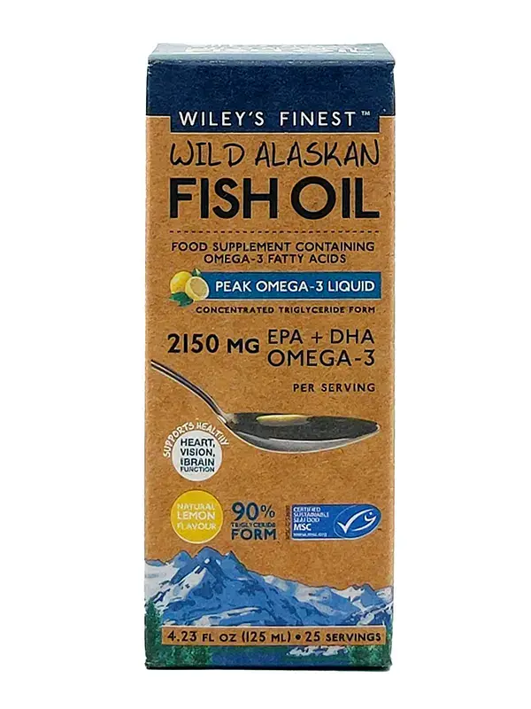 Peak Omega3 Liquid 125ml (Wiley's Finest) Healthy Supplies