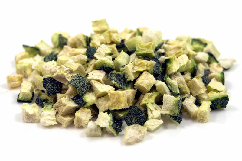 Freeze-Dried Courgette Cubes 250g (Sussex Wholefoods)
