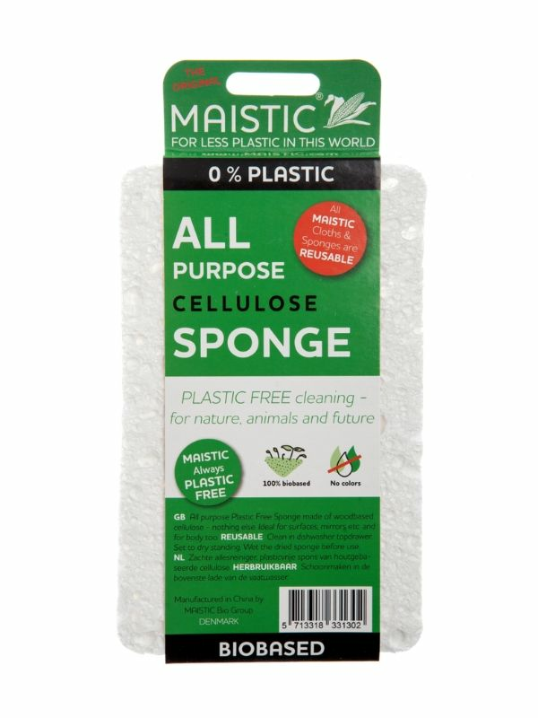 Plastic-Free All Purpose Sponge Single (Maistic)