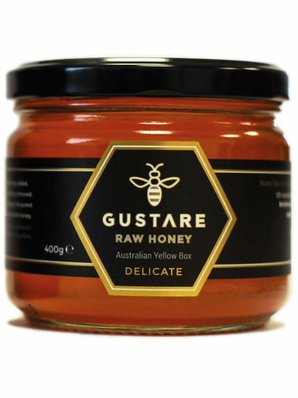 Yellow Box Raw Australian Honey 400g (Gustare) Healthy Supplies