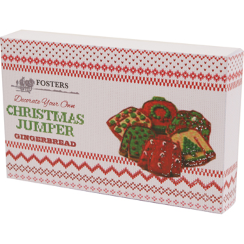 Christmas Jumper Gingerbread Decorating Set 175g (Fosters)