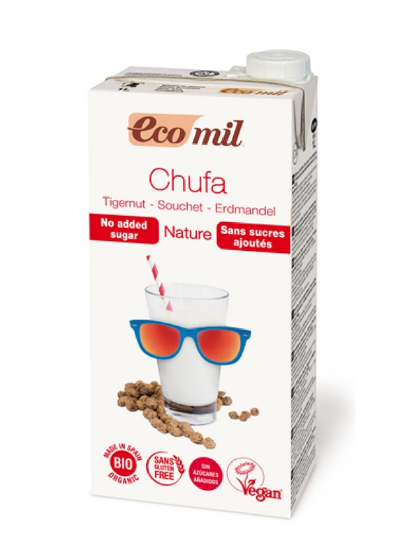 Organic Tigernut Drink, Sugar Free 1 Litre (EcoMil)