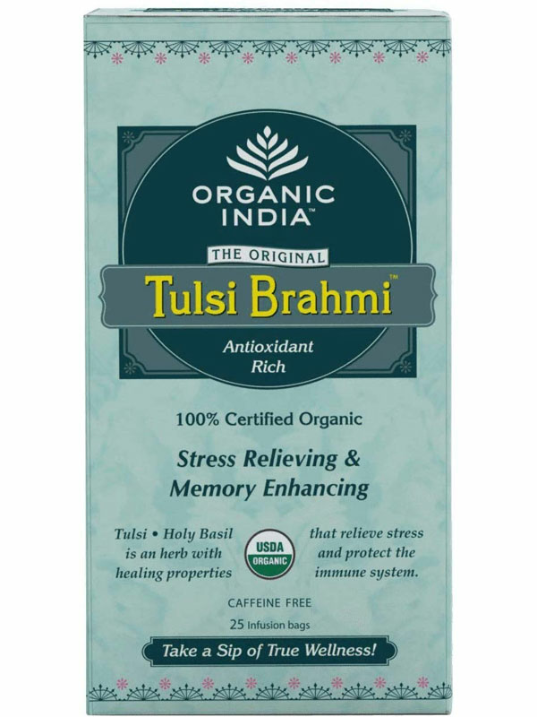 Tulsi Brahmi Tea, Organic 25 Bags (Organic India)