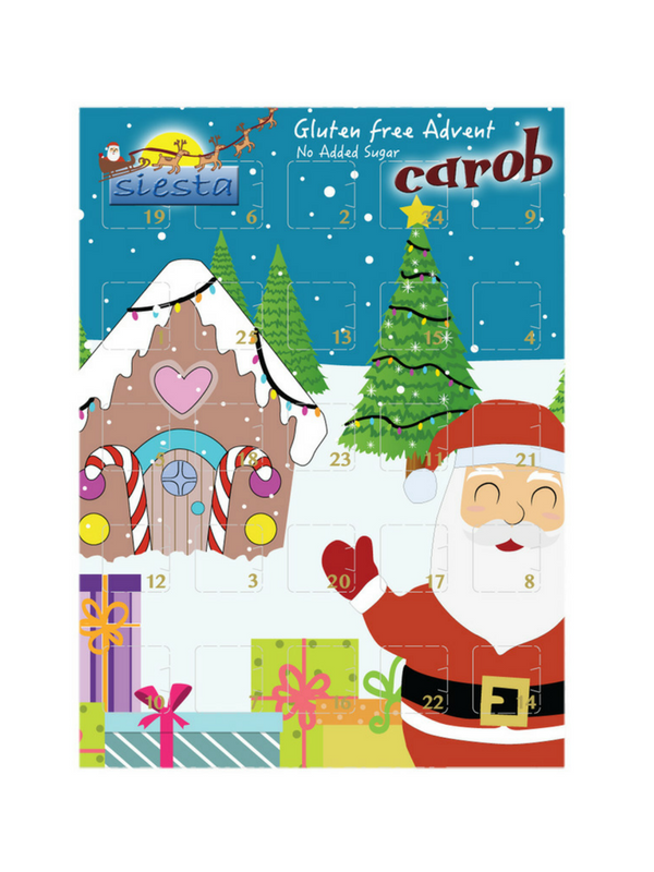 Carob Advent Calendar 100g (Siesta)