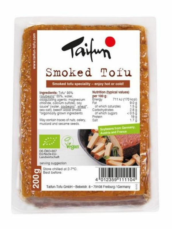 Organic Demeter Smoked Tofu 200g (Taifun)