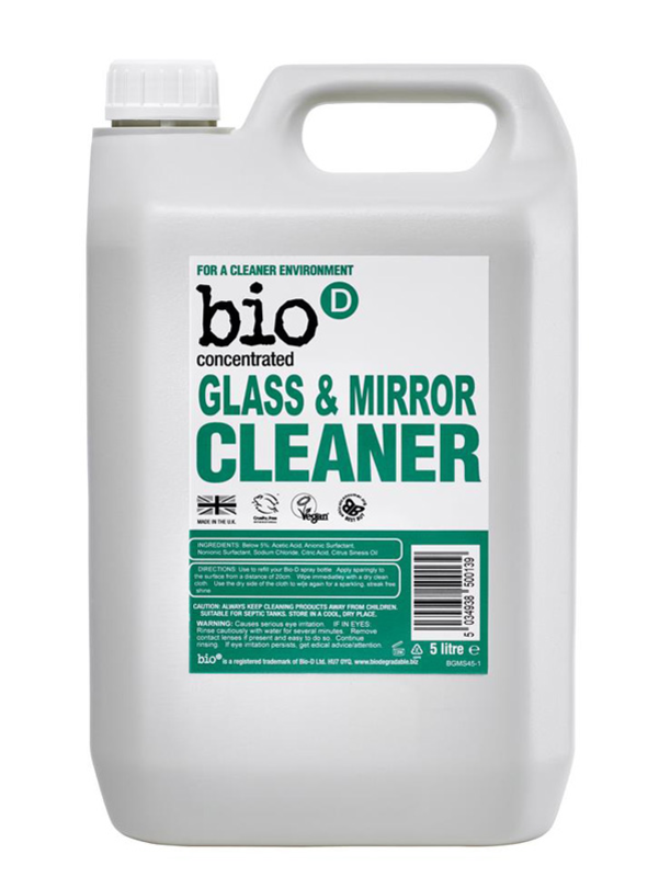 Glass & Mirror Cleaner 5L (Bio D)