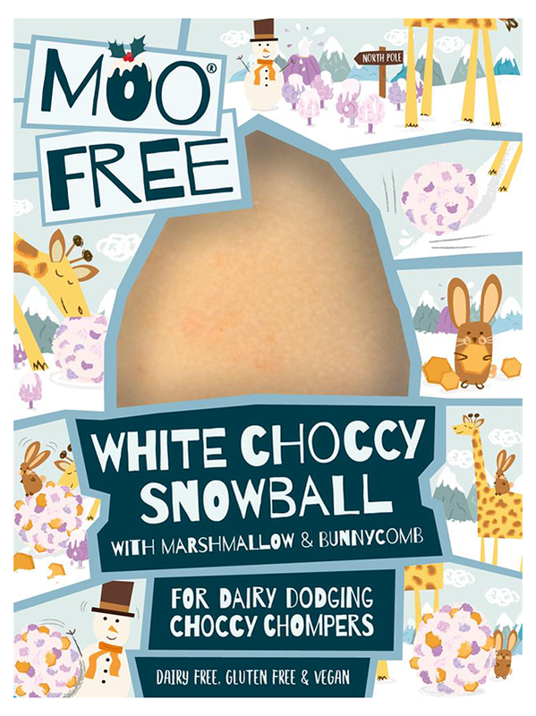White Choccy Snowball 65g (Moo Free)