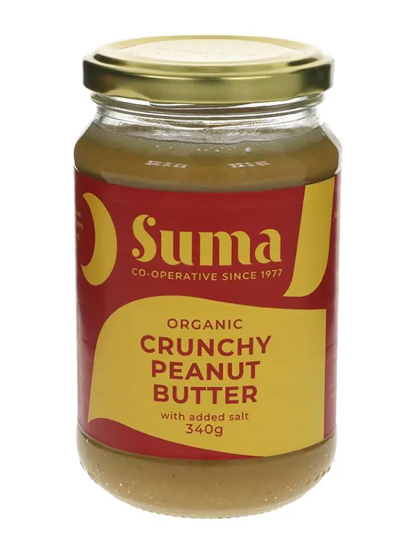 Organic Crunchy Peanut Butter with Salt 340g (Suma)