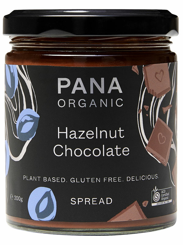 Organic Hazelnut & Chocolate Spread 200g (Pana Chocolate) Healthy