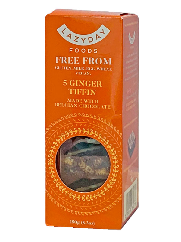 Gluten-free Ginger Tiffin Slices 150g (The Lazy Day)