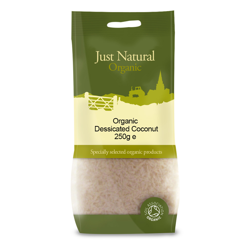 Coconut Desiccated 250g, Organic (Just Natural Organic)