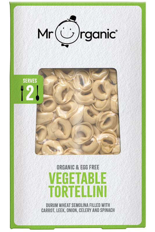 Organic Vegan Vegetable Tortellini 250g (Mr Organic) Healthy Supplies