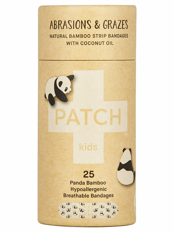 Coconut Oil Bamboo Strip Bandages, Organic 25 pack (Patch)