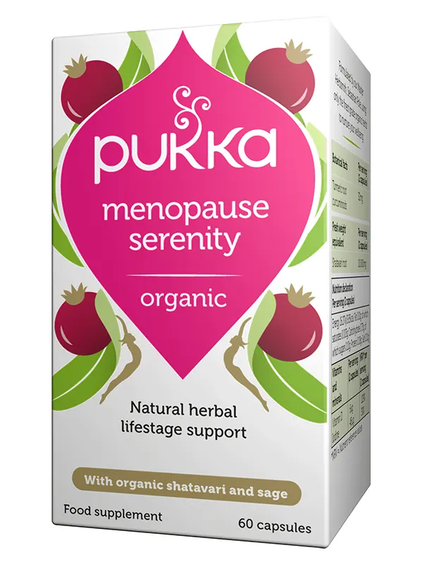 Organic Menopause Serenity 60 Capsules (Pukka) Healthy Supplies