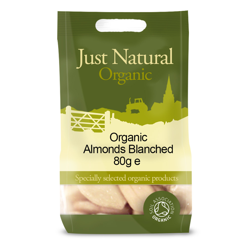 Almonds Blanched 80g, Organic (Just Natural Organic)