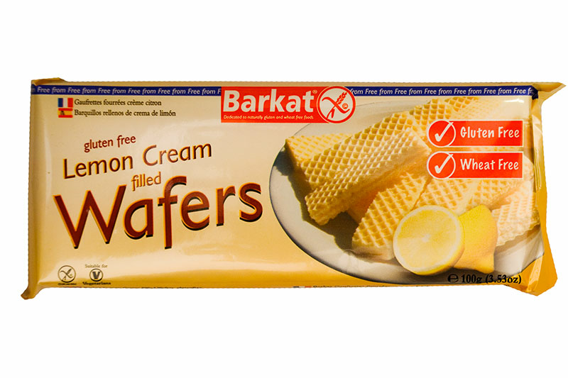 Lemon Cream Wafers, Gluten-Free 100g (Barkat)