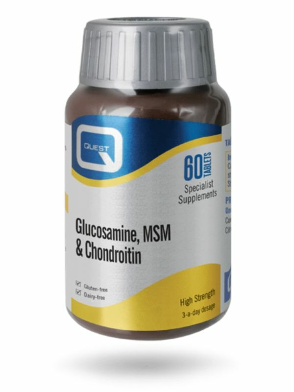 Glucosamine MSM & Chondroitin 60 + 30 tablet (Quest)
