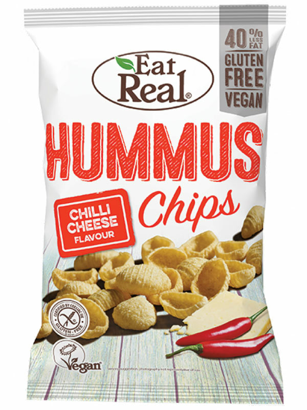 Hummus Chips Chilli Cheese 135g (Eat Real) Healthy Supplies